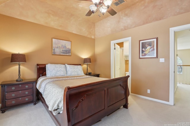17110 Eagle Holw, San Antonio, TX 78248 - bedroom with light carpet, visible vents, and baseboards