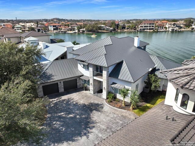 404 Matern Ct, Horseshoe Bay, TX 78657 - drone / aerial view with a water view and a residential view