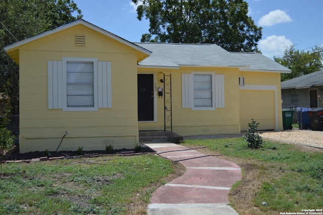 ranch-style house with an attached garage