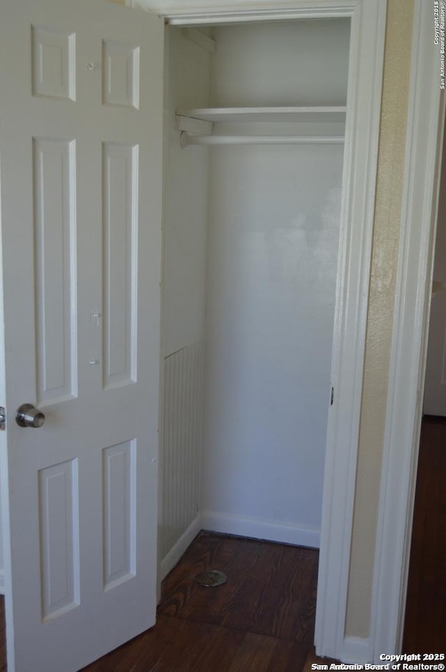 view of closet