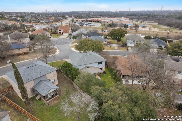 drone / aerial view featuring a residential view