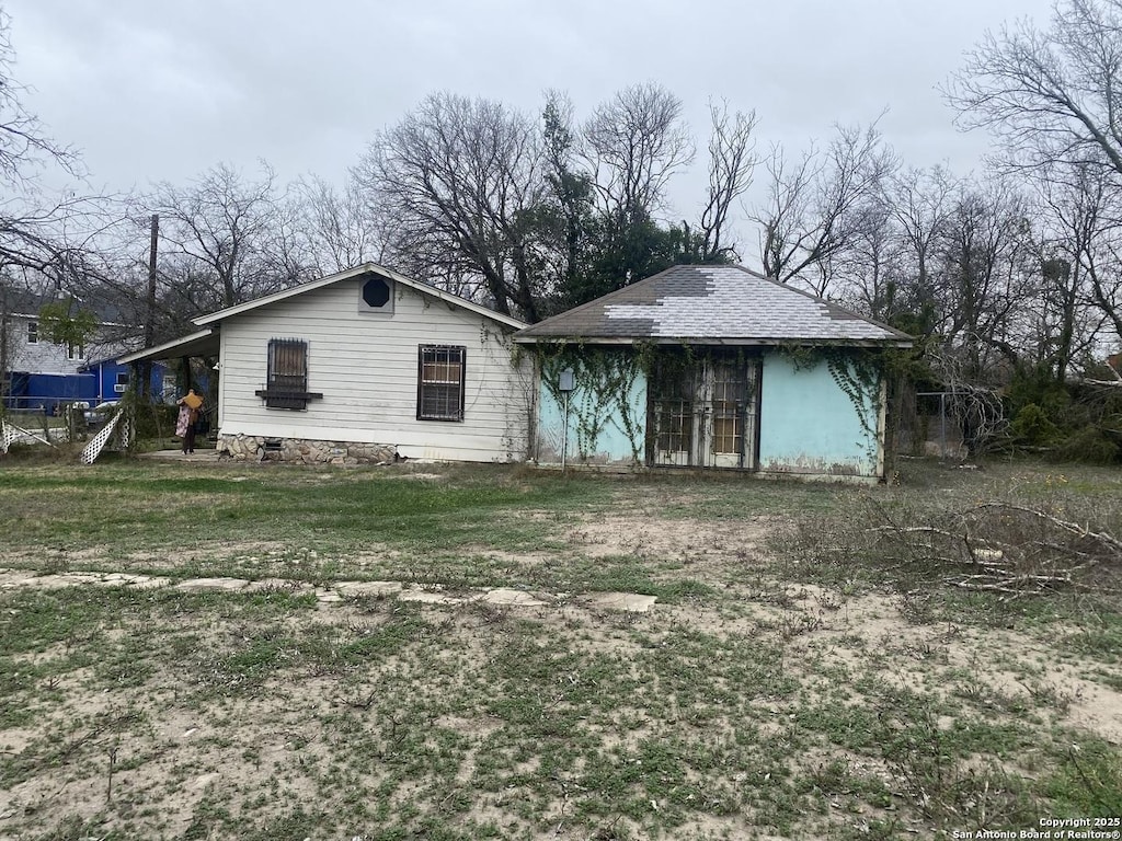 view of rear view of house