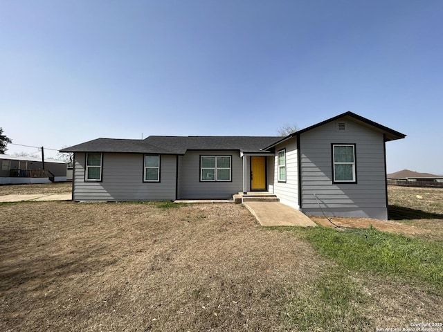 view of ranch-style house