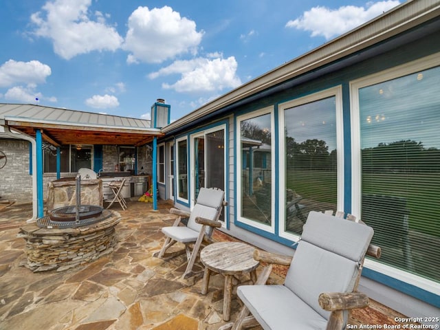 view of patio