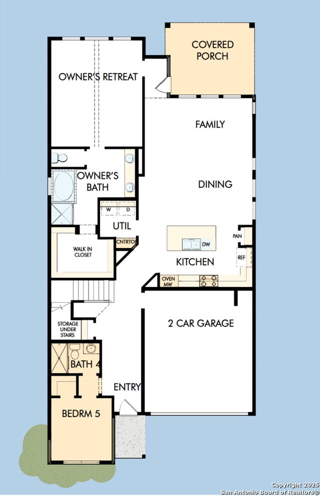 2614 Vistablue, San Antonio, TX 78245 - floor plan