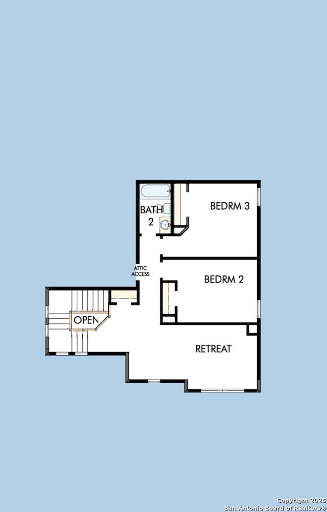 2614 Vistablue, San Antonio, TX 78245 - plan