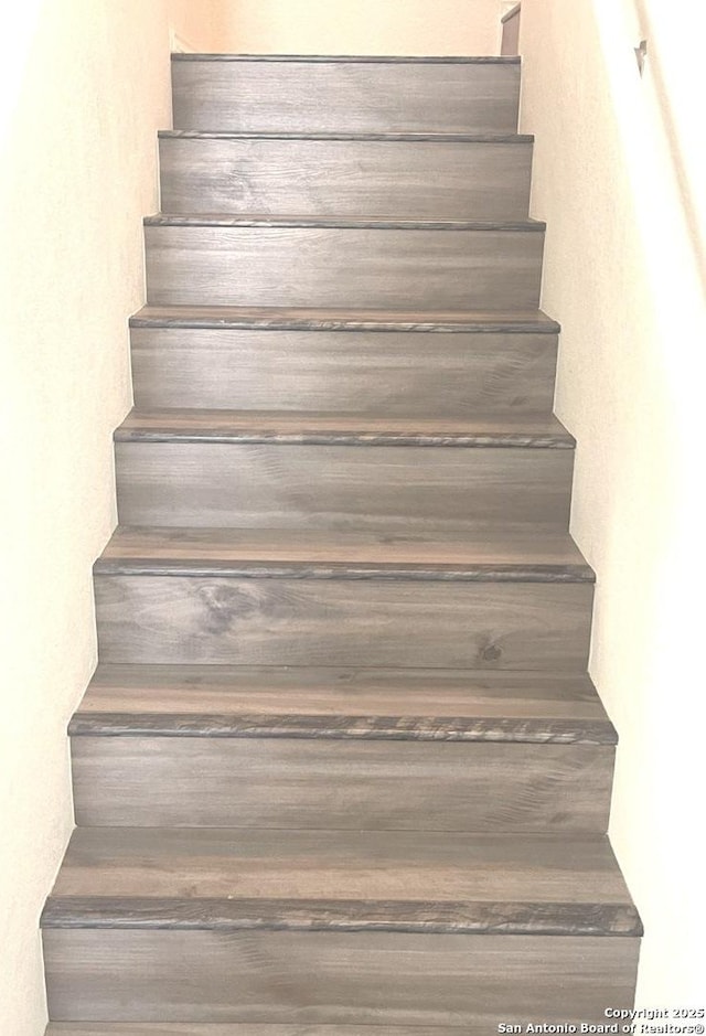 view of stairway