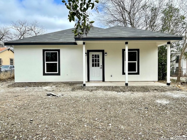 view of front of home with a porch