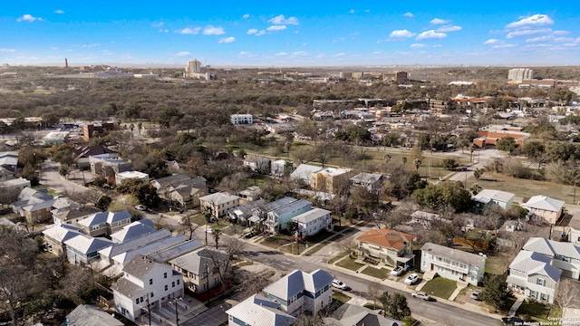 aerial view featuring a residential view