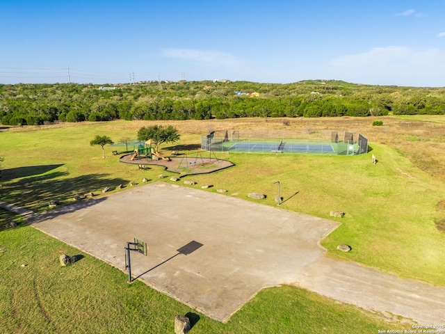 drone / aerial view