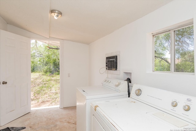 laundry area with washer and dryer and laundry area