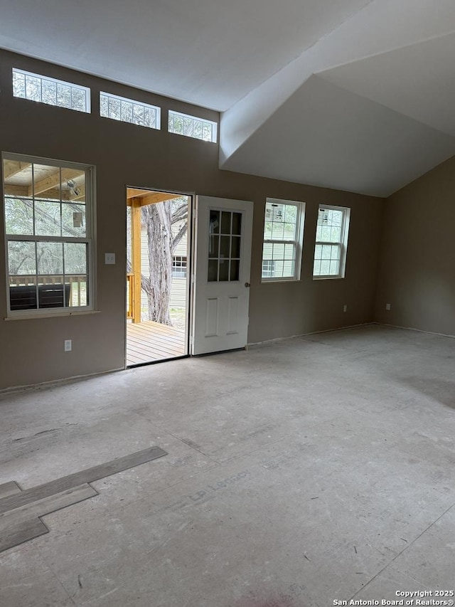 entryway featuring a wealth of natural light