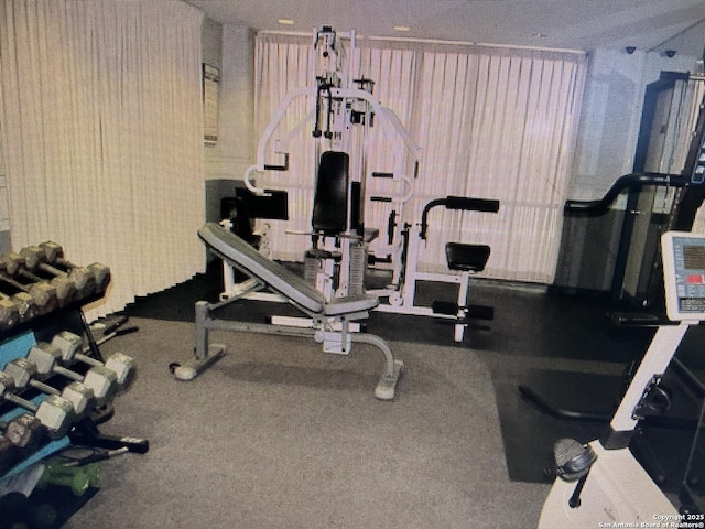 view of exercise room