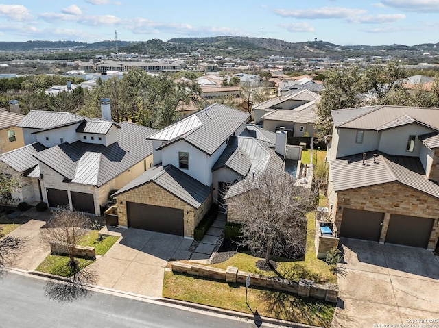 drone / aerial view featuring a residential view