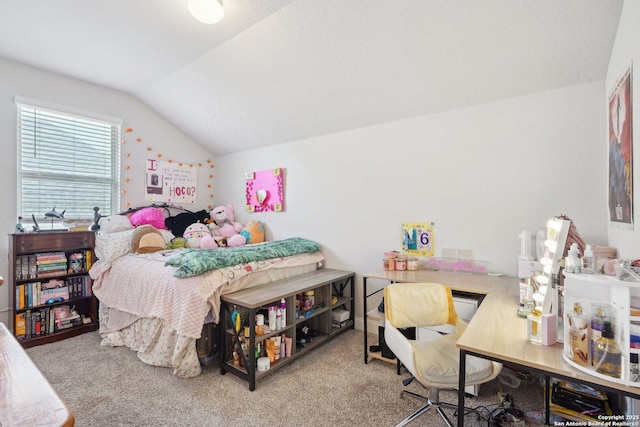 12519 Upton Park, San Antonio, TX 78253 - carpeted bedroom with lofted ceiling