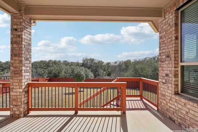 12519 Upton Park, San Antonio, TX 78253 - view of wooden deck