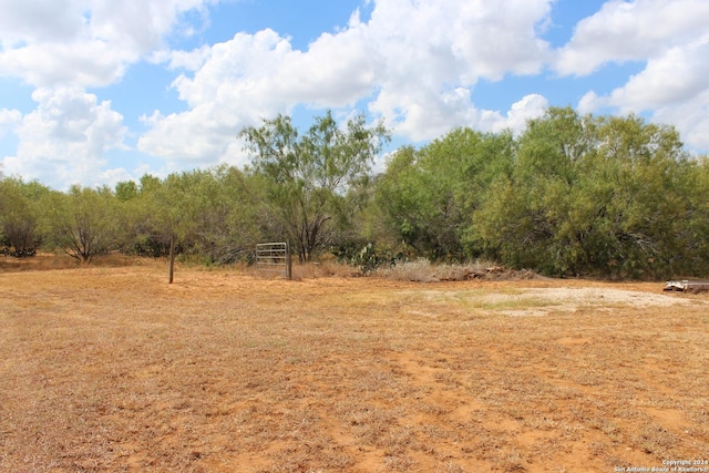 view of landscape featuring a rural view