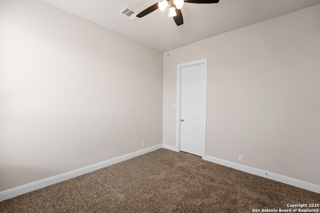 605 Albarella, Cibolo, TX 78108 - carpeted spare room with a ceiling fan and baseboards