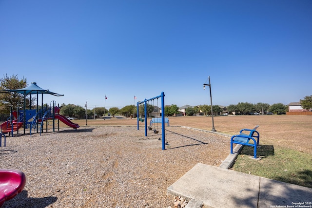 view of communal playground