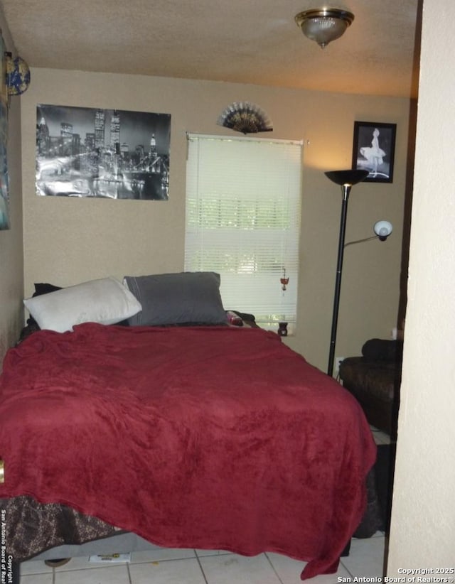 view of tiled bedroom