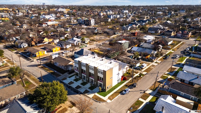 aerial view featuring a residential view