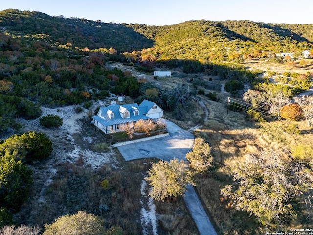 aerial view with a view of trees