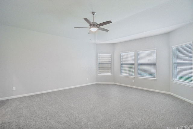 11583 Cottage Pt, San Antonio, TX 78254 - unfurnished room featuring baseboards, a ceiling fan, and carpet