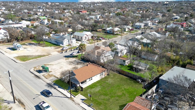 aerial view featuring a residential view