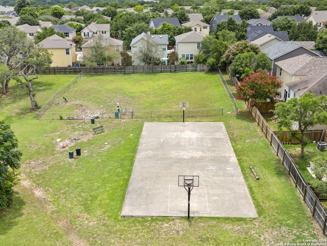 drone / aerial view featuring a residential view