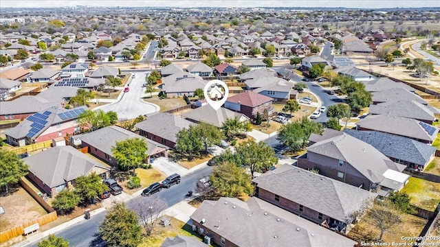 birds eye view of property featuring a residential view