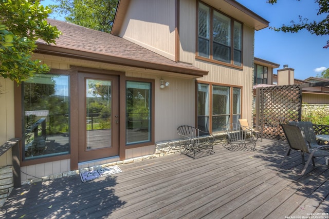 view of deck