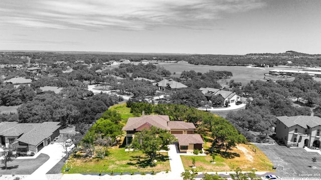 birds eye view of property featuring a residential view