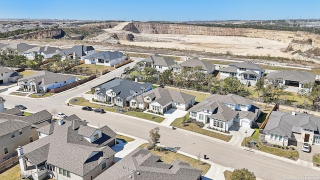 birds eye view of property featuring a residential view