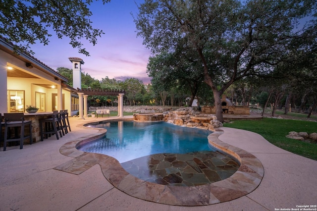 133 Fair Spgs, Boerne, TX 78006 - swimming pool featuring a patio area