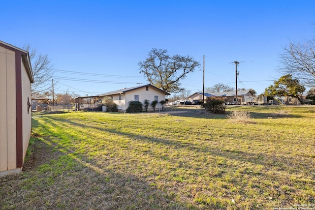 view of yard