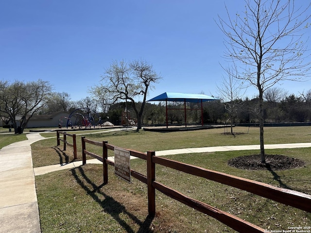 exterior space with fence