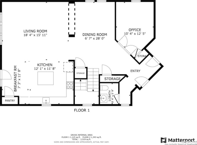 view of layout