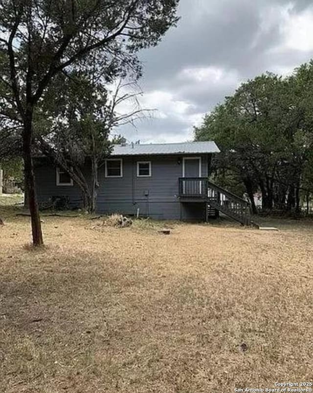 view of back of property