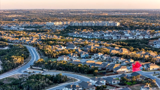 aerial view featuring a residential view