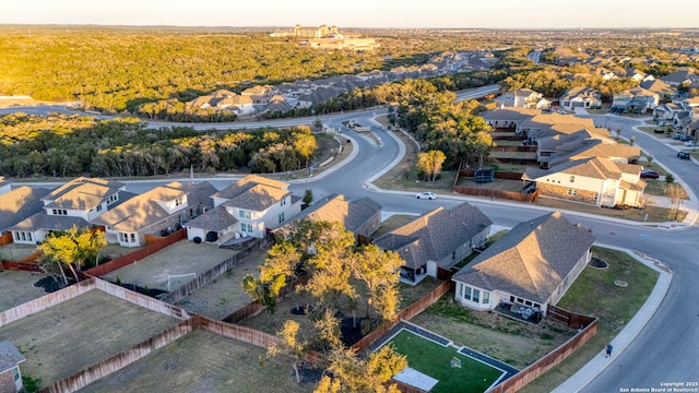 birds eye view of property featuring a residential view