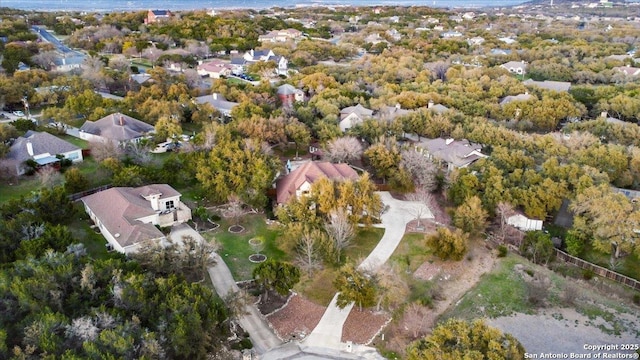 bird's eye view featuring a residential view