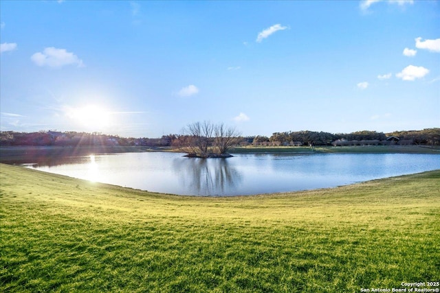 property view of water