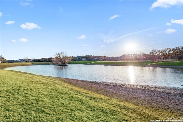 property view of water