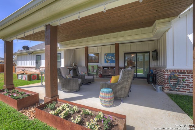 view of patio / terrace with outdoor lounge area