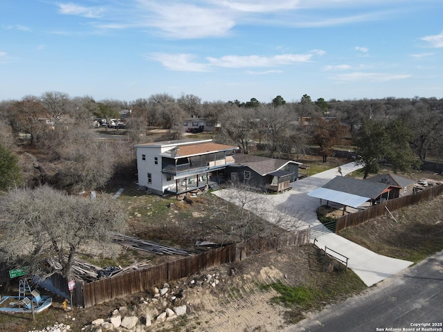 bird's eye view