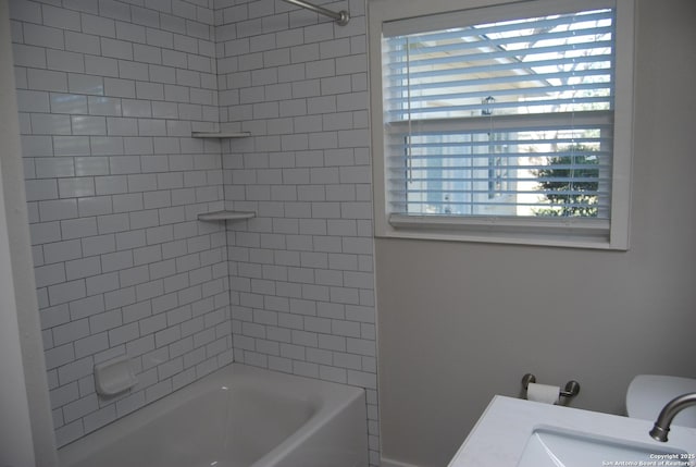 bathroom with shower / bath combination