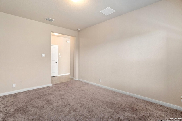 12604 Brite Rnch, San Antonio, TX 78245 - unfurnished room with baseboards, visible vents, and light carpet