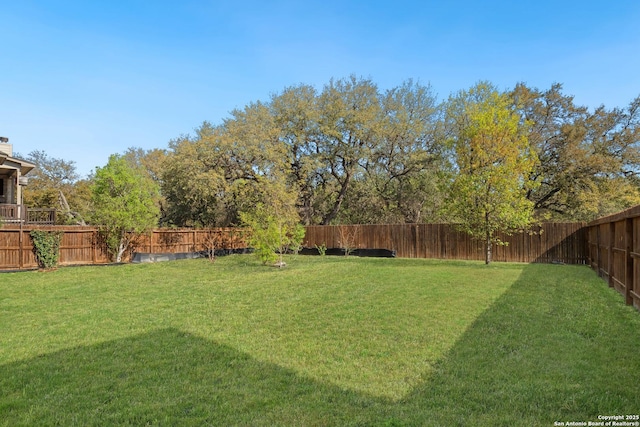 12604 Brite Rnch, San Antonio, TX 78245 - view of yard featuring a fenced backyard