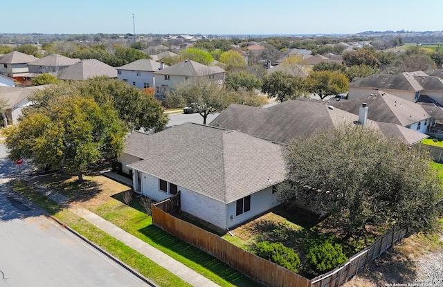 birds eye view of property featuring a residential view