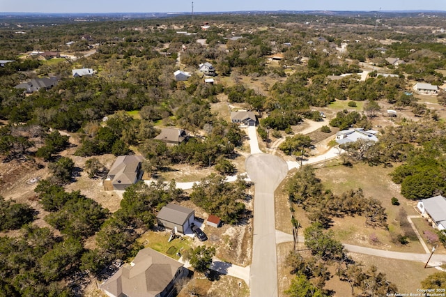 drone / aerial view featuring a residential view